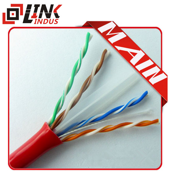 FLUKE test cat6 red pvc utp