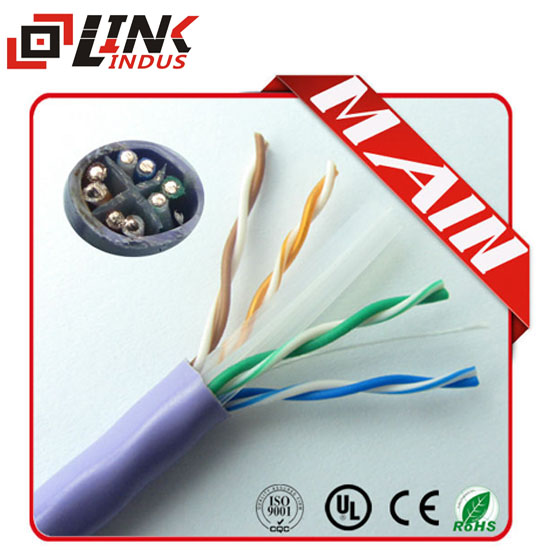 purple Cat6 cable